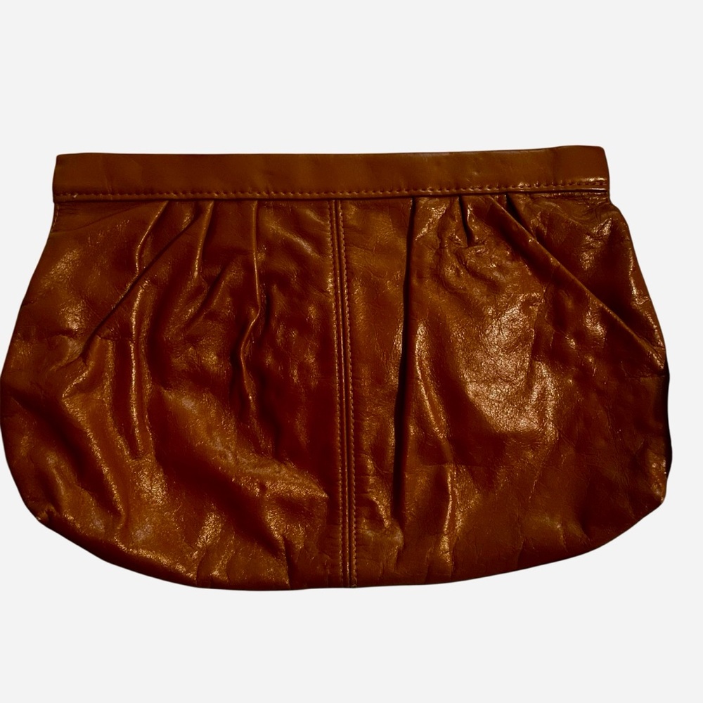 Vintage SAS Brown Leather Clutch